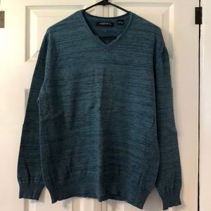 Mens blue teal sweater